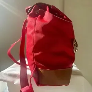 Coach | Bags | Coach Sawyer Canvas Leather Backpack Redtan  display picture 1